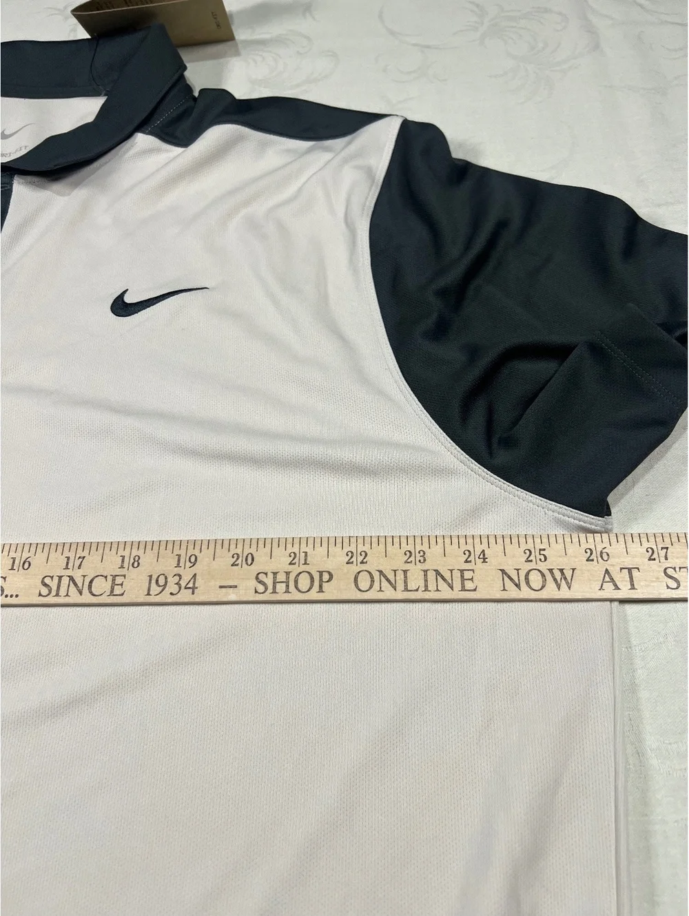 Mens Nike Victory Golf Blocked Polo Dri-Fit Orewood Brown Anthracite Size 2XL